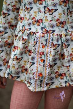 Spring Boho Girls Allover 4 Reststück 1 Meter